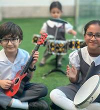 Music and creative play at American Lyceum Muscat
